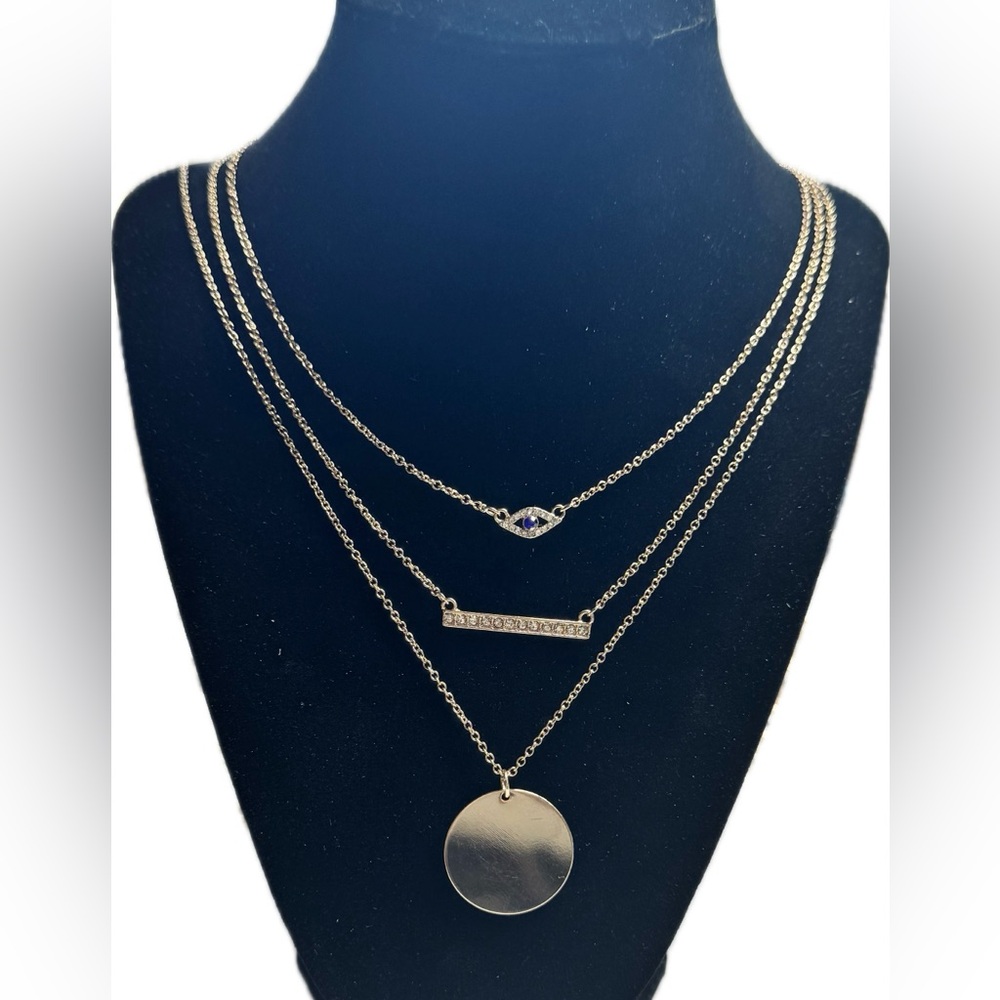 Call It Spring Gold Triple Layer Necklace
